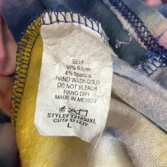 WHITE Birch Tie Dye Tunic - Picture 6 of 6